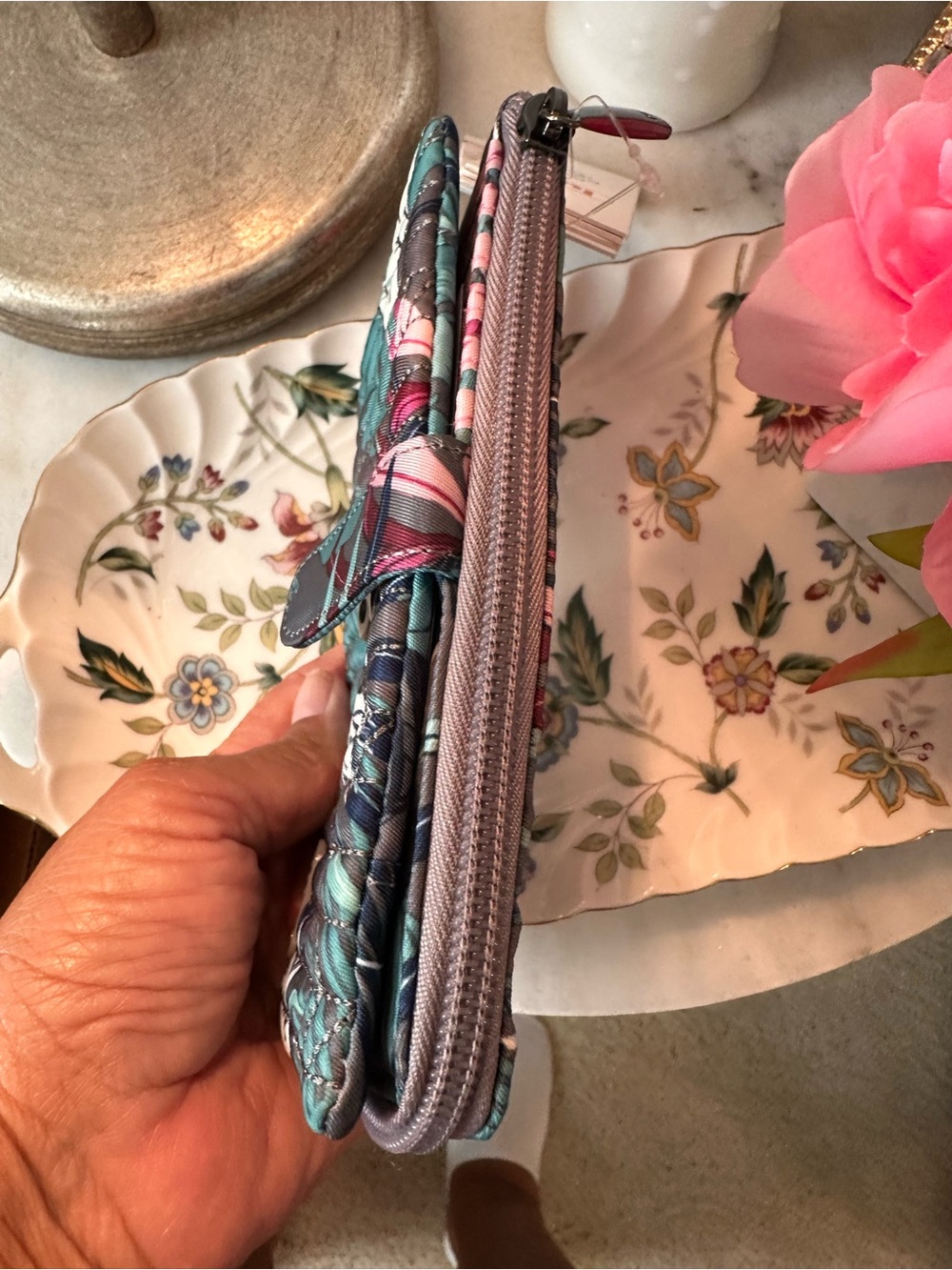 NWT a Lug "Tram" RFID Bifold Quilted Wallet - Picture 5 of 10